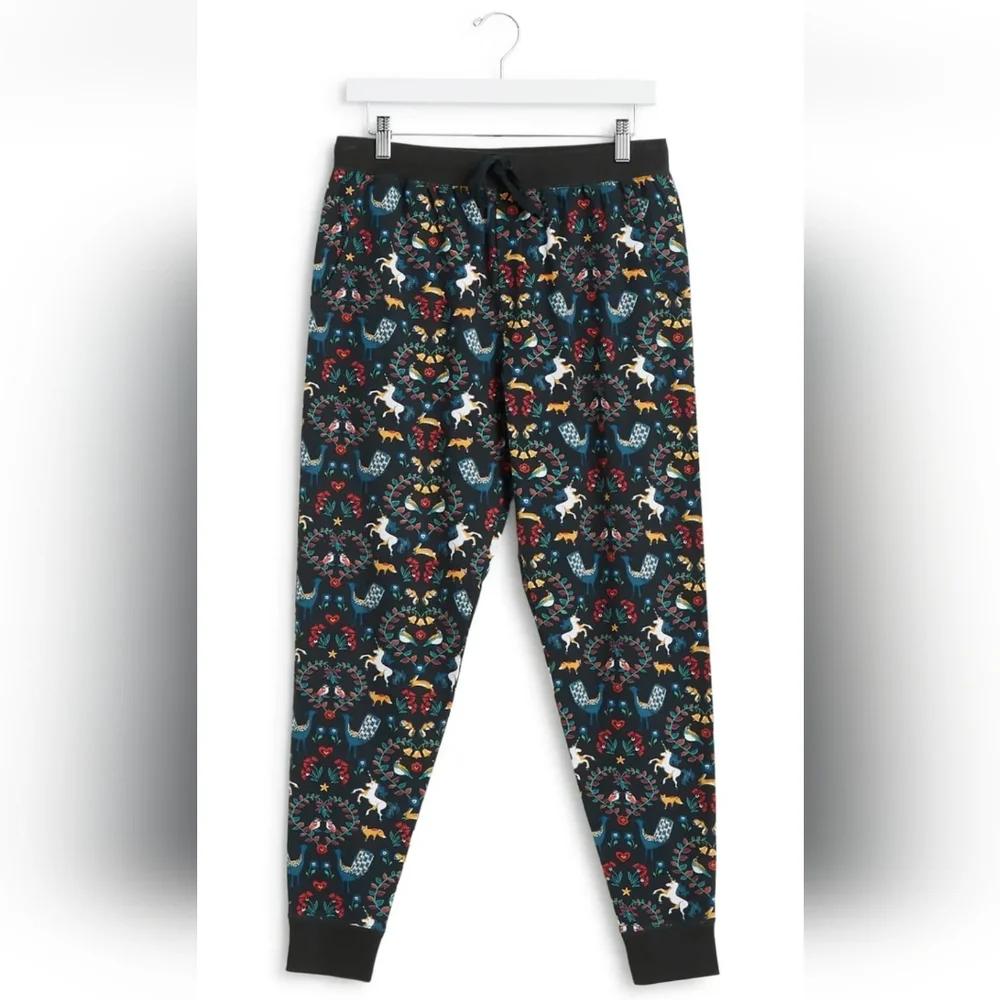 NWT Vera Bradley "Enchanting Dream" jogger pajamas pants - Picture 1 of 3